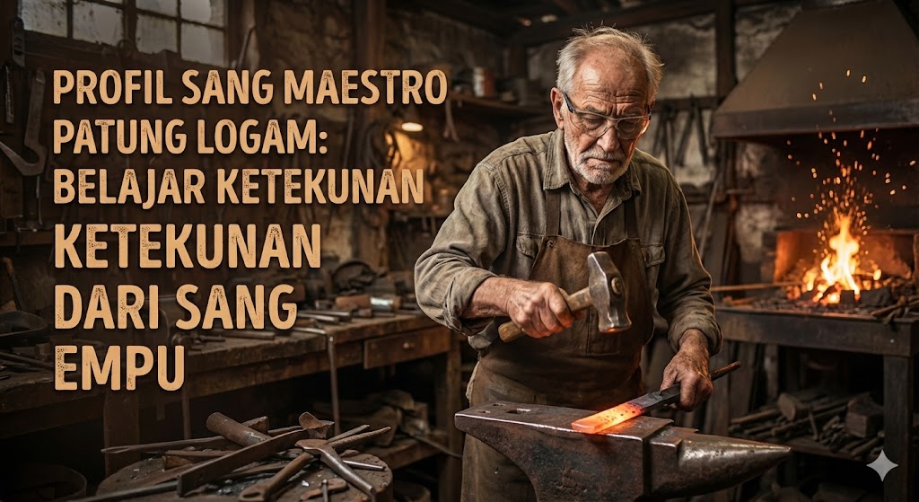 Profil Sang Maestro Patung Logam: Belajar Ketekunan dari Sang Empu