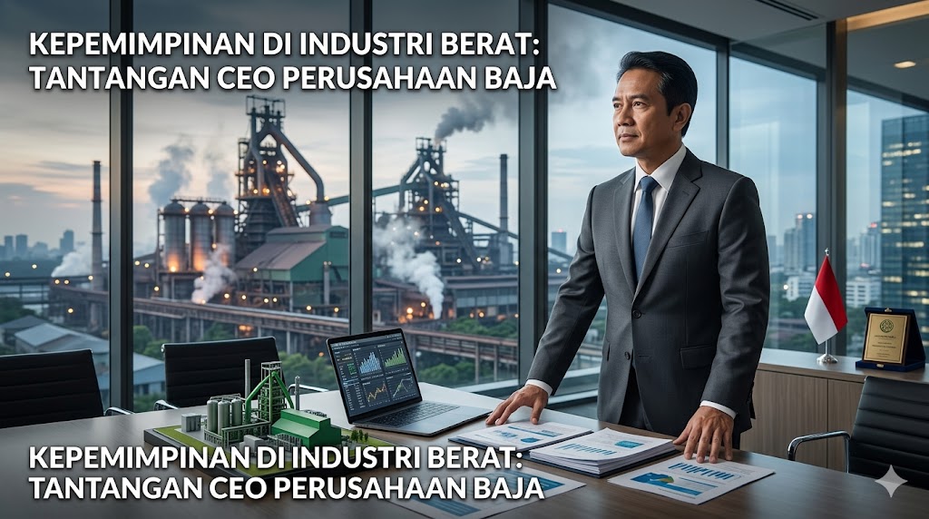 Kepemimpinan di industri berat: tantangan CEO perusahaan baja