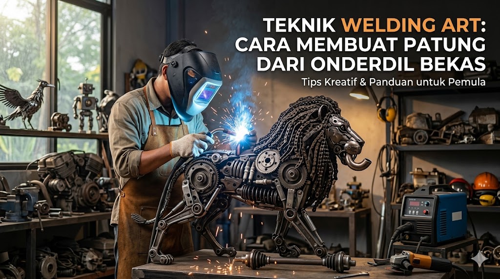 Teknik Welding Art: Cara Membuat Patung dari Onderdil Bekas