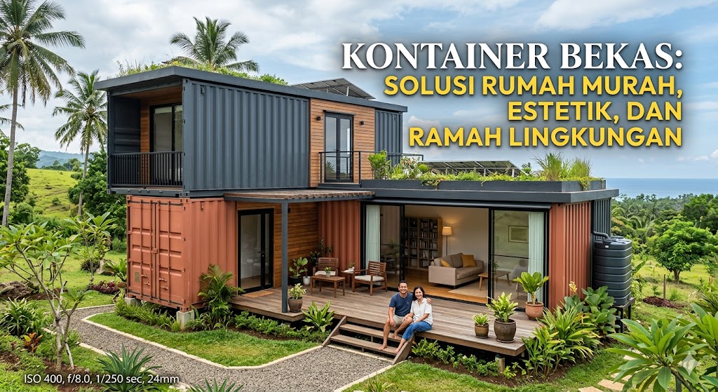 Kontainer Bekas: Solusi Rumah Murah, Estetik, dan Ramah Lingkungan